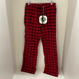 NWT Toad & Co Shuteye Flannel Sleep Pant in Campfire Red, Sz S